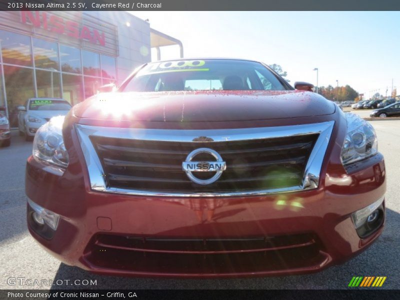 Cayenne Red / Charcoal 2013 Nissan Altima 2.5 SV