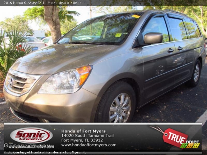 Mocha Metallic / Beige 2010 Honda Odyssey EX-L