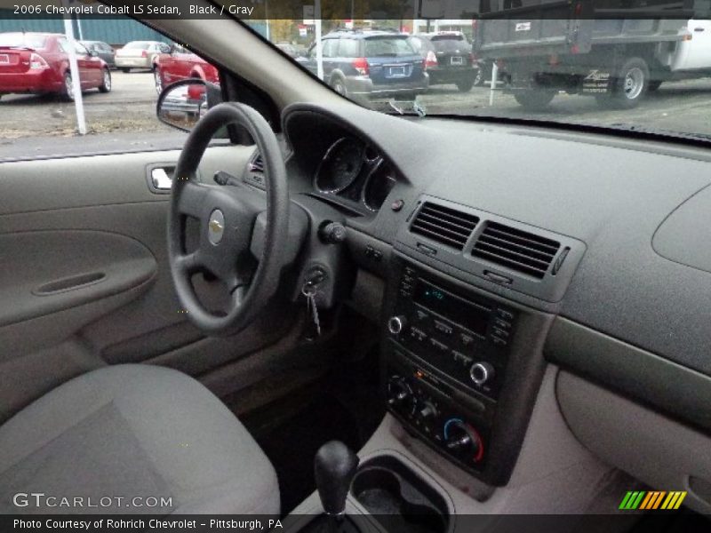 Black / Gray 2006 Chevrolet Cobalt LS Sedan