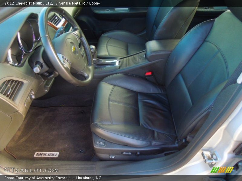 Silver Ice Metallic / Ebony 2012 Chevrolet Malibu LTZ
