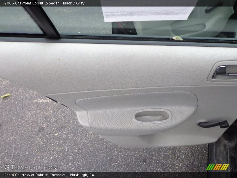 Black / Gray 2006 Chevrolet Cobalt LS Sedan