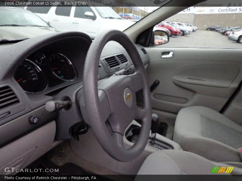 Black / Gray 2006 Chevrolet Cobalt LS Sedan