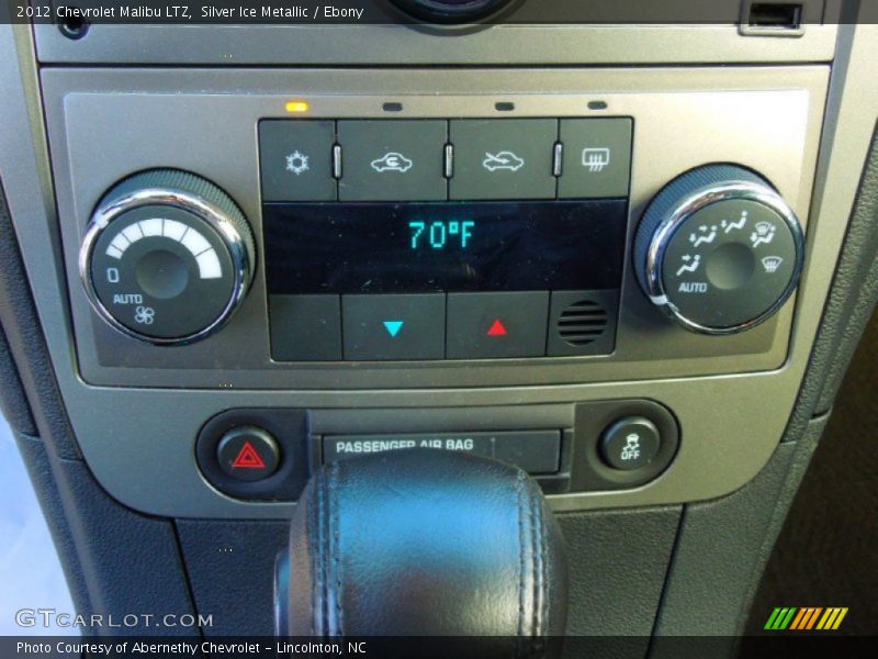 Silver Ice Metallic / Ebony 2012 Chevrolet Malibu LTZ