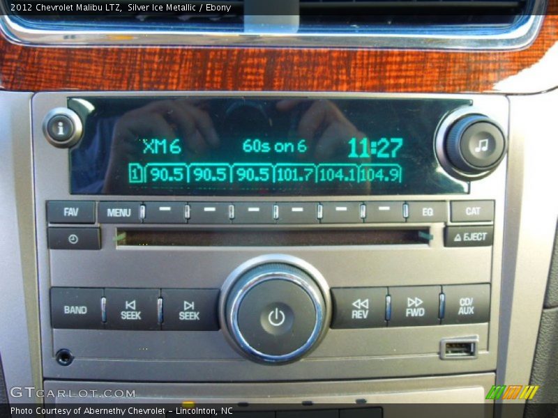 Silver Ice Metallic / Ebony 2012 Chevrolet Malibu LTZ