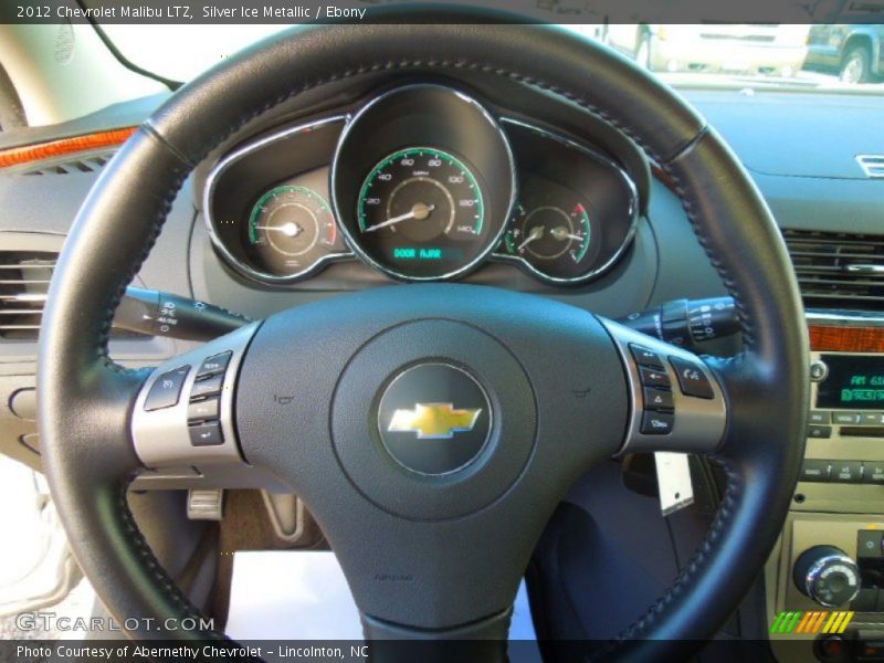 Silver Ice Metallic / Ebony 2012 Chevrolet Malibu LTZ