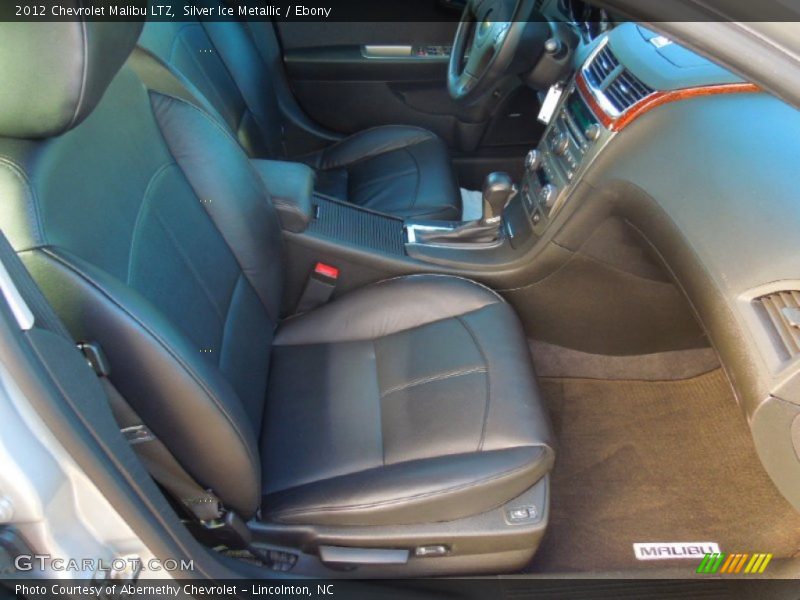 Silver Ice Metallic / Ebony 2012 Chevrolet Malibu LTZ