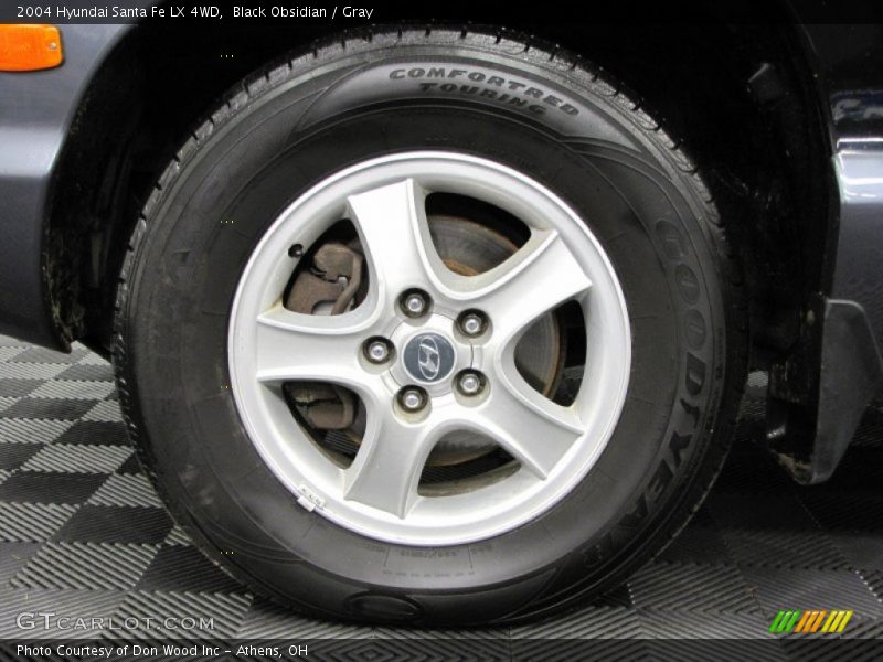 Black Obsidian / Gray 2004 Hyundai Santa Fe LX 4WD