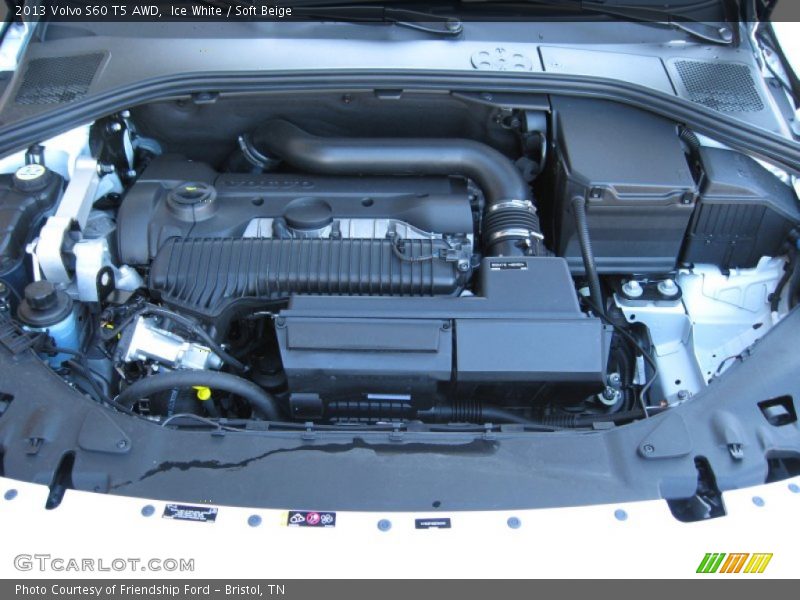  2013 S60 T5 AWD Engine - 2.5 Liter Turbocharged DOHC 20-Valve VVT Inline 5 Cylinder