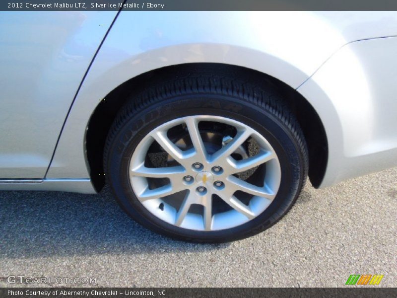 Silver Ice Metallic / Ebony 2012 Chevrolet Malibu LTZ