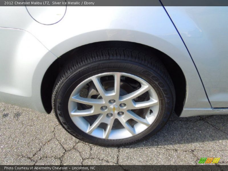 Silver Ice Metallic / Ebony 2012 Chevrolet Malibu LTZ