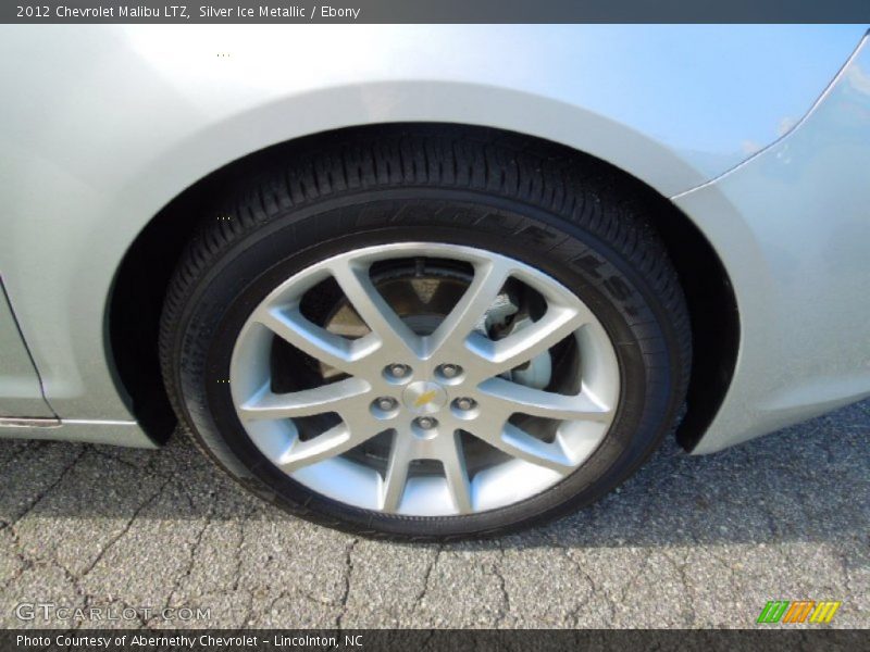 Silver Ice Metallic / Ebony 2012 Chevrolet Malibu LTZ