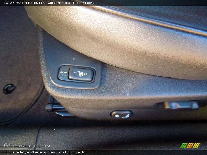 White Diamond Tricoat / Ebony 2012 Chevrolet Malibu LTZ