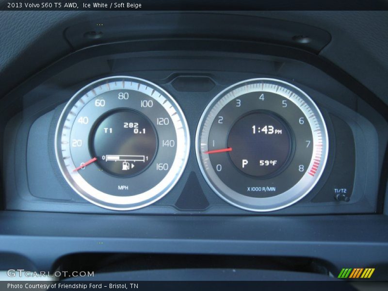  2013 S60 T5 AWD T5 AWD Gauges