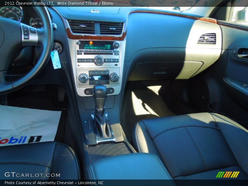 White Diamond Tricoat / Ebony 2012 Chevrolet Malibu LTZ