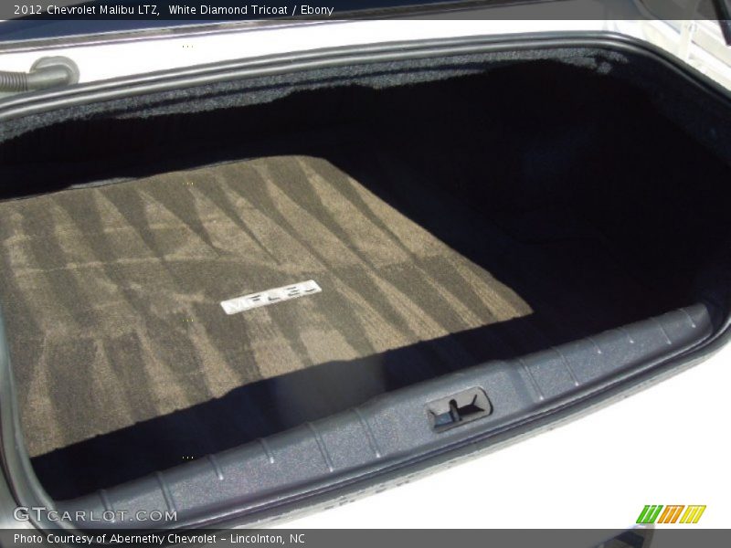 White Diamond Tricoat / Ebony 2012 Chevrolet Malibu LTZ