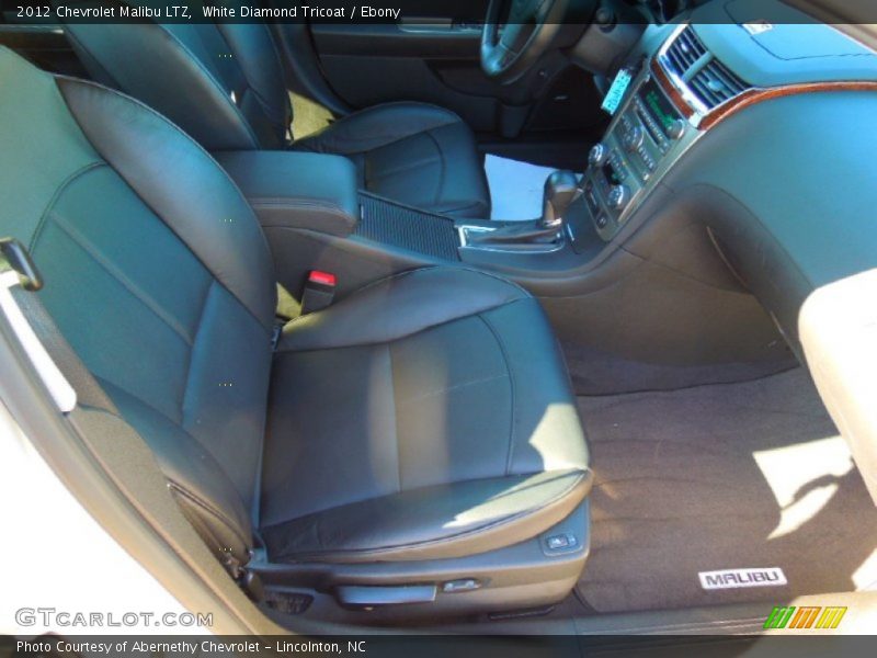 White Diamond Tricoat / Ebony 2012 Chevrolet Malibu LTZ