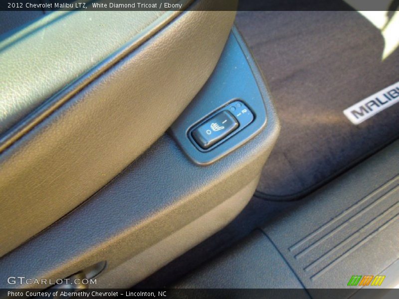 White Diamond Tricoat / Ebony 2012 Chevrolet Malibu LTZ