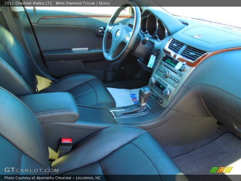 White Diamond Tricoat / Ebony 2012 Chevrolet Malibu LTZ