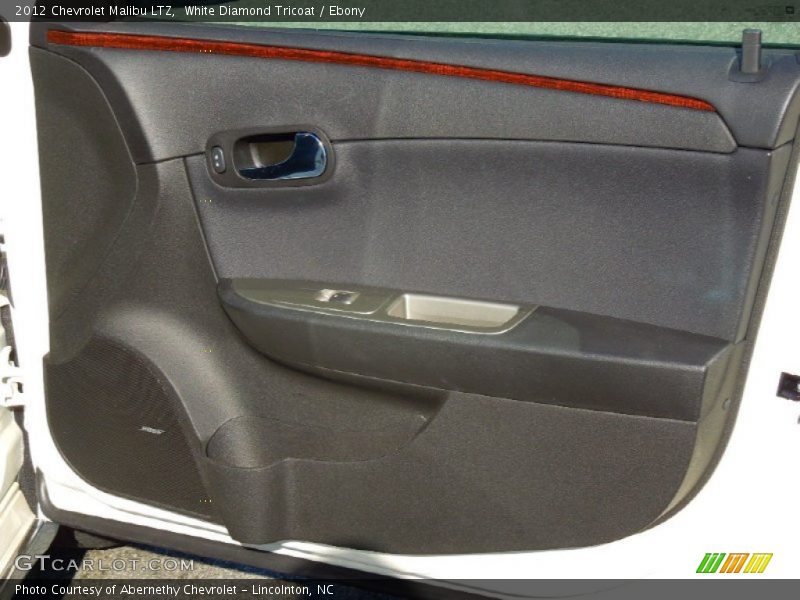 White Diamond Tricoat / Ebony 2012 Chevrolet Malibu LTZ
