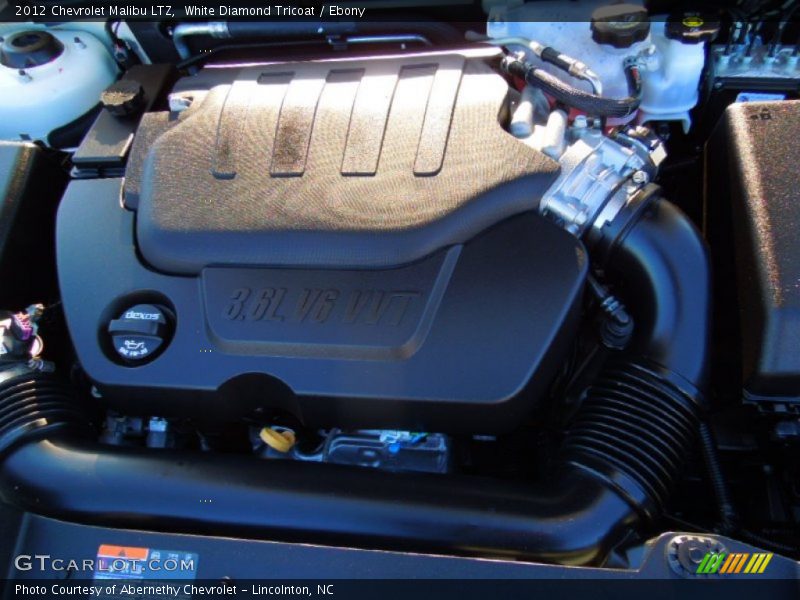 White Diamond Tricoat / Ebony 2012 Chevrolet Malibu LTZ