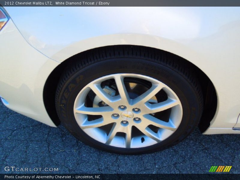 White Diamond Tricoat / Ebony 2012 Chevrolet Malibu LTZ