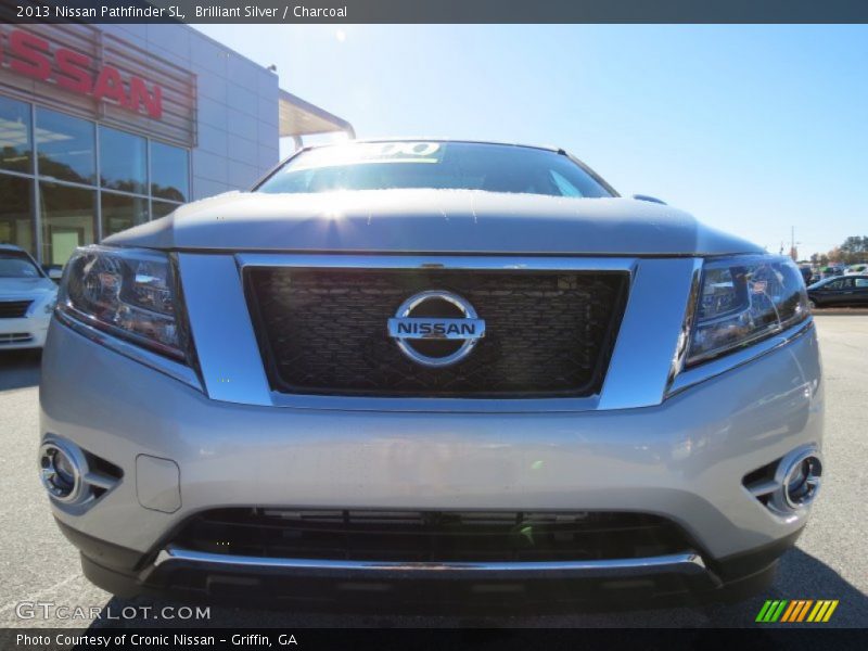 Brilliant Silver / Charcoal 2013 Nissan Pathfinder SL