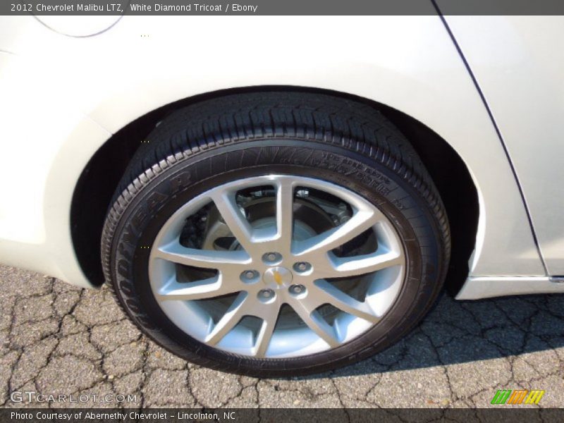 White Diamond Tricoat / Ebony 2012 Chevrolet Malibu LTZ