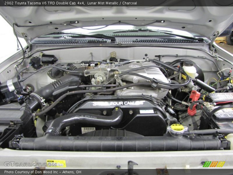 Lunar Mist Metallic / Charcoal 2002 Toyota Tacoma V6 TRD Double Cab 4x4