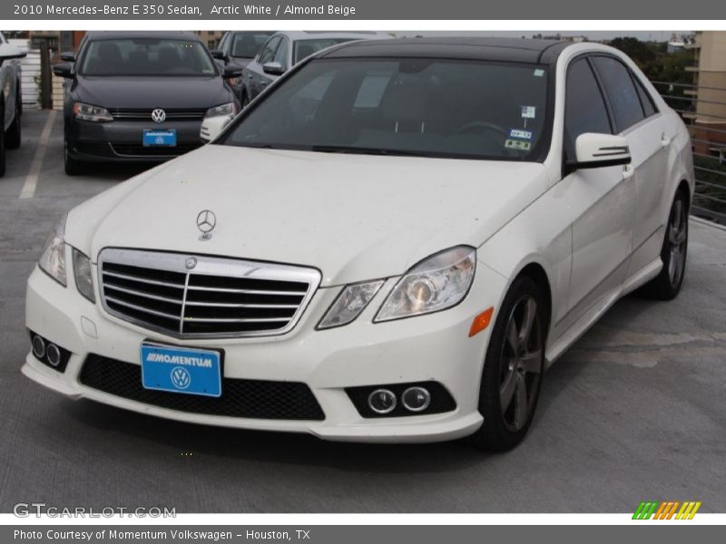 Arctic White / Almond Beige 2010 Mercedes-Benz E 350 Sedan