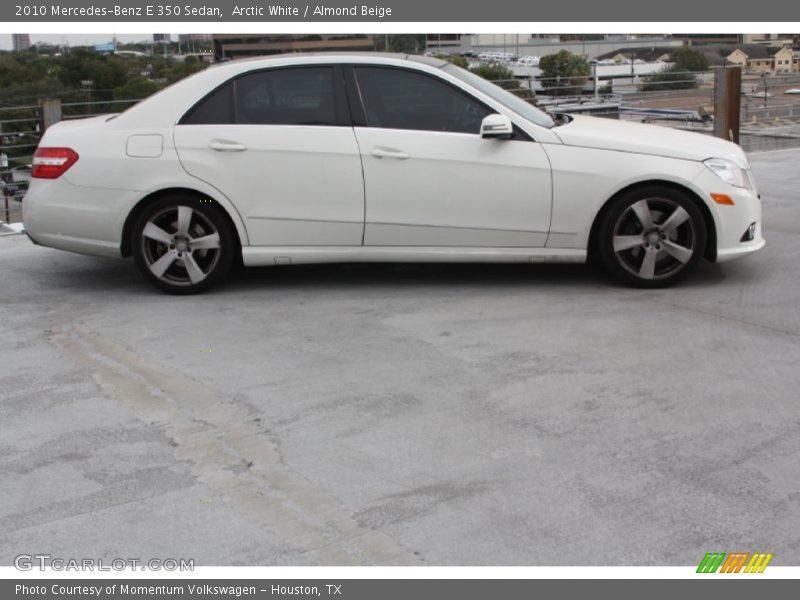 Arctic White / Almond Beige 2010 Mercedes-Benz E 350 Sedan
