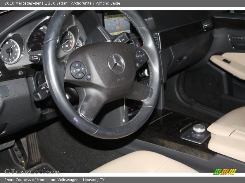 Arctic White / Almond Beige 2010 Mercedes-Benz E 350 Sedan