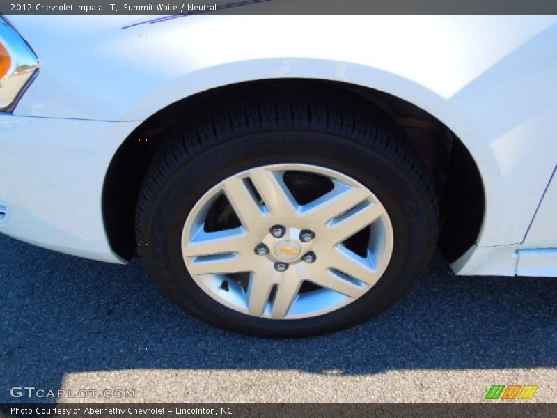 Summit White / Neutral 2012 Chevrolet Impala LT