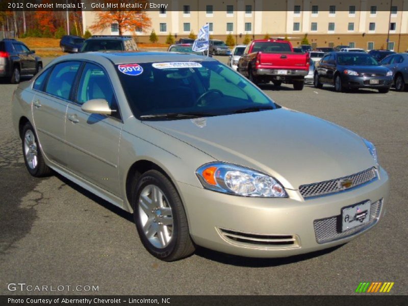 Gold Mist Metallic / Ebony 2012 Chevrolet Impala LT