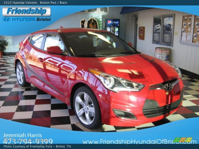 Boston Red / Black 2013 Hyundai Veloster