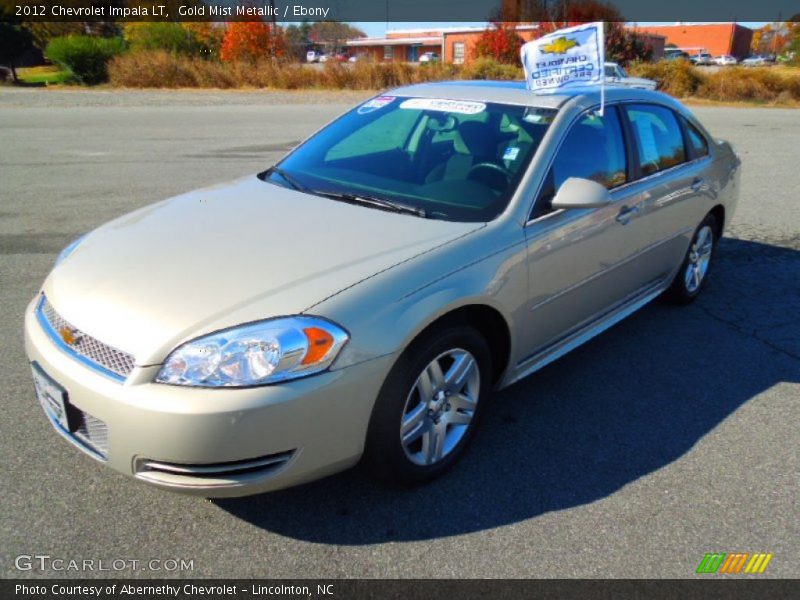 Gold Mist Metallic / Ebony 2012 Chevrolet Impala LT