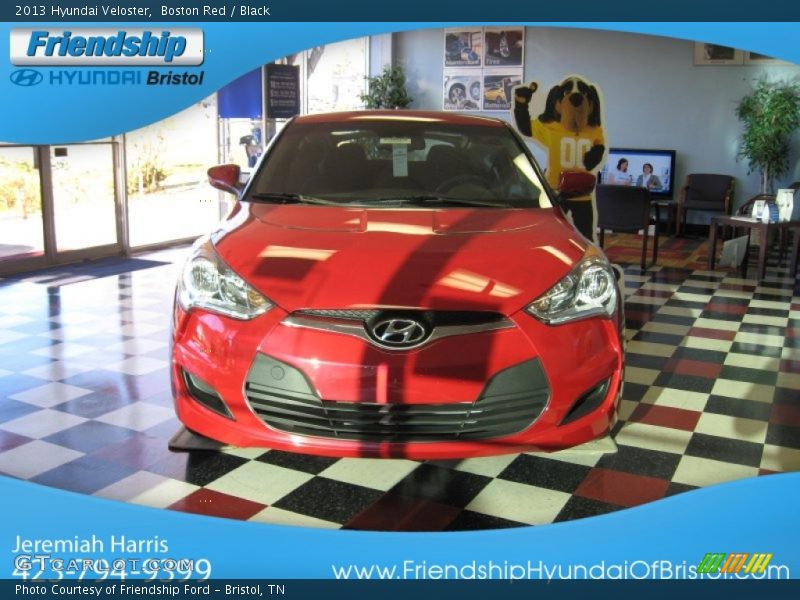 Boston Red / Black 2013 Hyundai Veloster