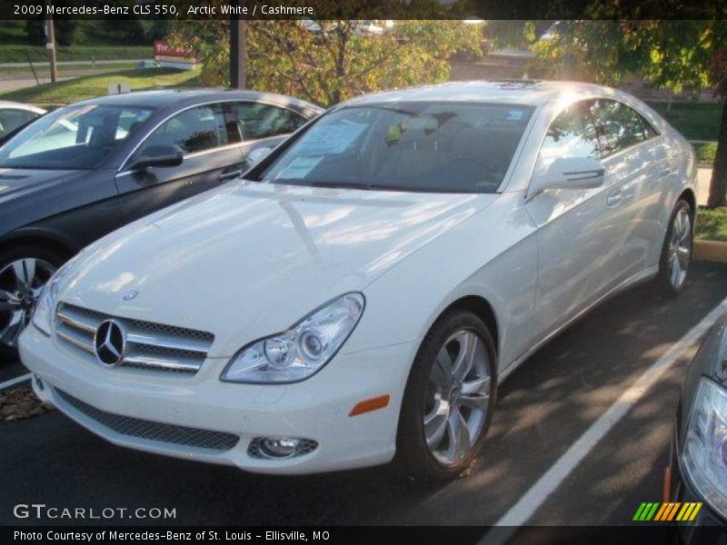 Arctic White / Cashmere 2009 Mercedes-Benz CLS 550