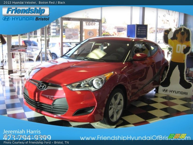 Boston Red / Black 2013 Hyundai Veloster