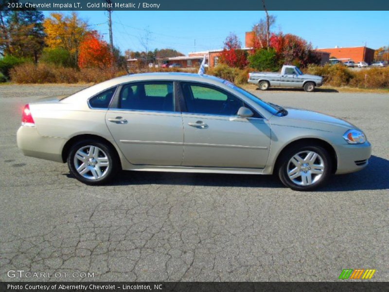 Gold Mist Metallic / Ebony 2012 Chevrolet Impala LT