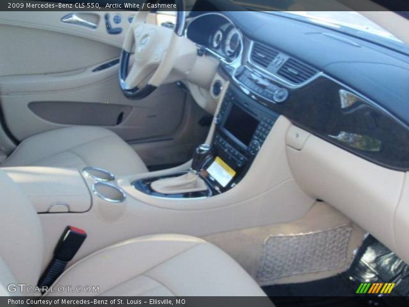 Arctic White / Cashmere 2009 Mercedes-Benz CLS 550