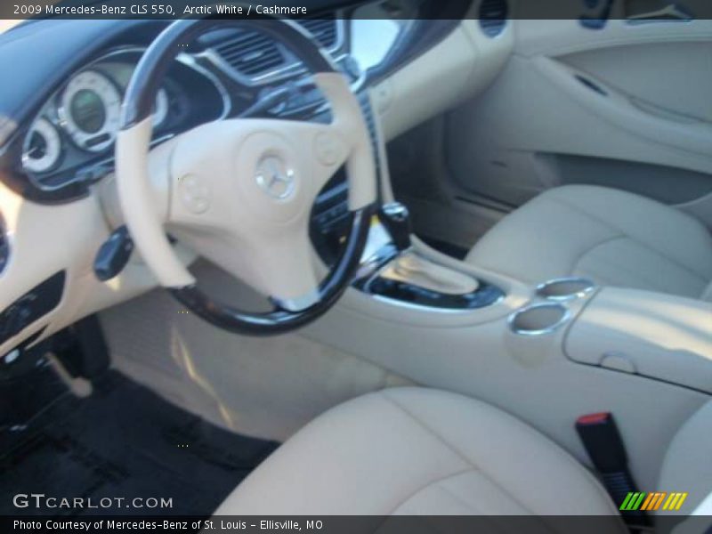 Arctic White / Cashmere 2009 Mercedes-Benz CLS 550