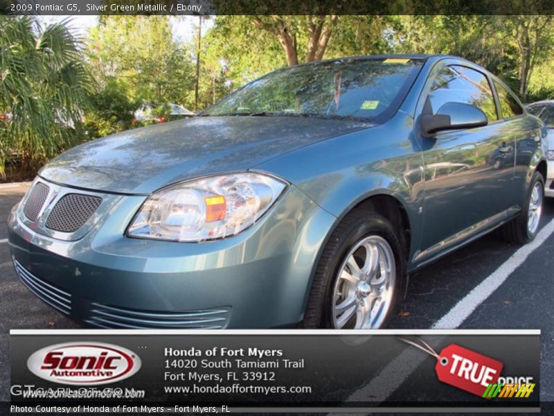 Silver Green Metallic / Ebony 2009 Pontiac G5