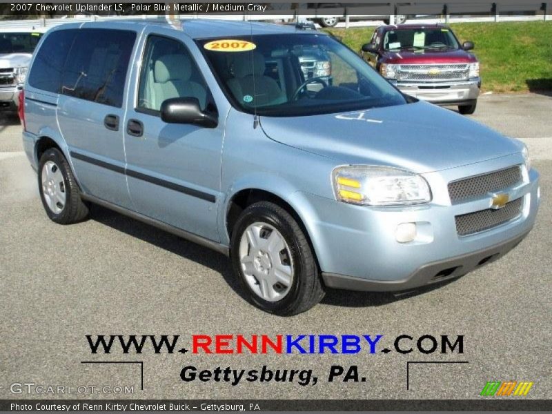 Polar Blue Metallic / Medium Gray 2007 Chevrolet Uplander LS