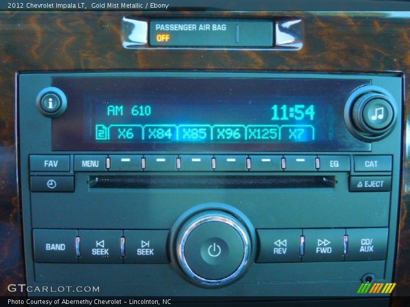 Gold Mist Metallic / Ebony 2012 Chevrolet Impala LT