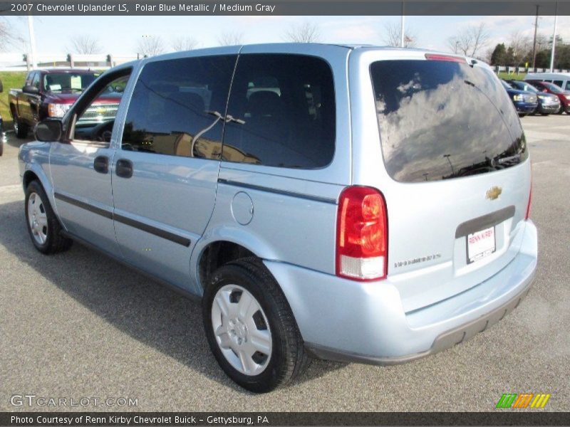 Polar Blue Metallic / Medium Gray 2007 Chevrolet Uplander LS