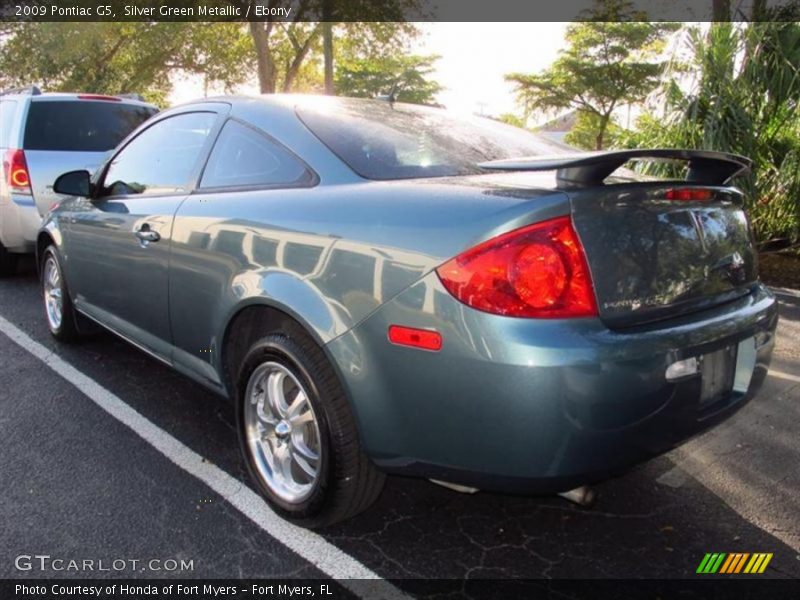 Silver Green Metallic / Ebony 2009 Pontiac G5