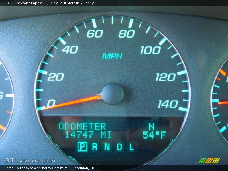 Gold Mist Metallic / Ebony 2012 Chevrolet Impala LT