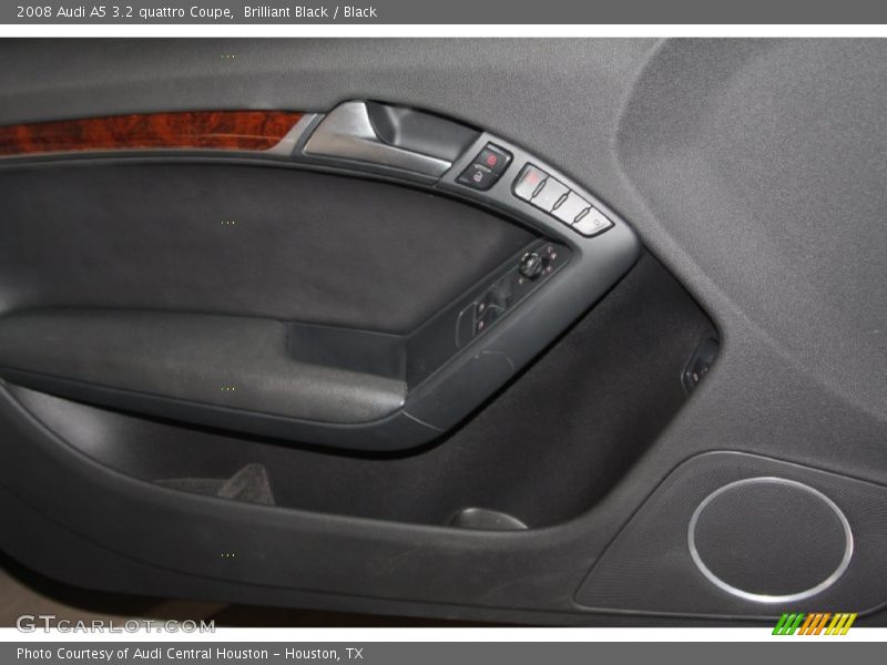 Brilliant Black / Black 2008 Audi A5 3.2 quattro Coupe