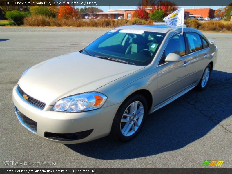 Gold Mist Metallic / Ebony 2012 Chevrolet Impala LTZ