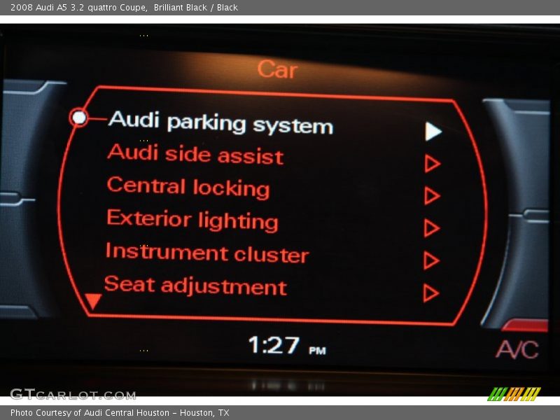 Brilliant Black / Black 2008 Audi A5 3.2 quattro Coupe